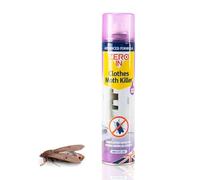 Quebec Zero In Clothes Moth Killer - Ready-To-Use - Kills Moths, Eggs & Larvae - Indoor Uses - Long-lasting treatment of Wardrobes, Cupboards and Drawers Before Clothes storage - 300ml (Pack of 1)