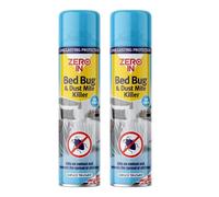 Quebec- Zero in Effective Bed Bug Killer Spray for Bedbugs & Mites - Long Lasting - 12 Months Protection- Natural Fresh Linen Fragrance - Child & Pet