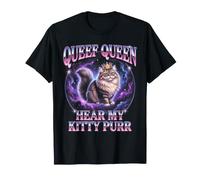 Queef Queen Hear My Kitty Purr Crazy Cat Lady T-Shirt