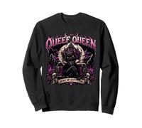 Queef Queen Hear My Kitty Purr Funny Cat Rude Sweatshirt