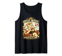 Queef Queen Hear My Kitty Purr Funny Cat Rude Tank Top