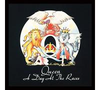 Queen A Day at The Races 12" Album Cover Framed Print, MDF, Multi-Colour, 32 x 32 x 1.5 cm