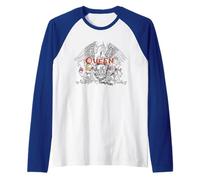 Queen A Kind of Magic Crest Raglan Baseball Tee