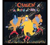 Queen A Kind of Magic 12" Album Cover Framed Print, MDF, Multi-Colour, 32 x 32 x 1.5 cm