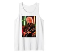 Queen & Adam Lambert Brian May Guitarist By Dick Barnatt Tank Top