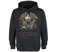 Queen Amplified Collection - Royal Crest Hoodie black XS