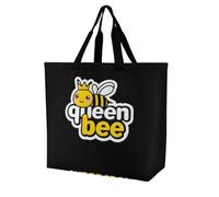 Queen And Bee Large Tote Bag Reusable for Shopping