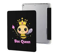 Queen And Bee Stylish Tablet Case with Pen Holder Leather Protective Cover Compatible with IPad/IPAD Pro (10.5in) /IPAD Air3(10.5in)