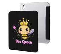 Queen And Bee Stylish Tablet Case with Pen Holder Leather Protective Cover Compatible with IPad/IPAD 10代 (10.9in)
