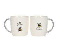 Queen and Keeper Mug Set Something Different White One Size