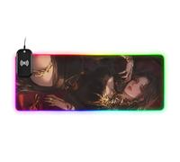 Queen Anime Wirel Charging Glowing Personalized Mouse pad Large gameing 35.4 x 15.7 in Large Mousepad