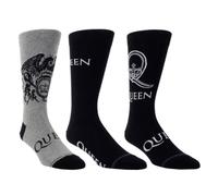 Queen Assorted Crew Socks 3 Pack One Size