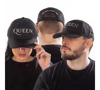 Queen Baseball Cap We Will Rock You Chrome Logo Official Black Adjustable One Size