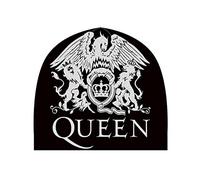 Queen Beanie Hat Classic Crest Metal Band Logo Official Mens Black One Size One Size