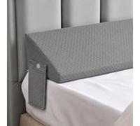 Queen Bed Wedge Pillow for Headboard Gap Filler use Under Pillows for Sleep Apnea,After Surgery,Acid Reflux Relief,Leg Swelling,Between Corner Wall and Mattress/Frame, Home Bedroom Decor 60"x10"x6"