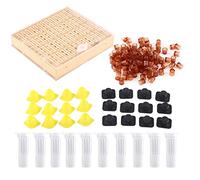 Queen Bee Breeding Kit, Queen Nicot Breeding System Nicot Beekeeping Set +110 Cell Cups +12 Blocks and Caps of Cell Rods