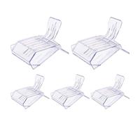 Queen Bee Cage Clip Set - 5 pcss Transparent Queen Catching Clips for Beekeeping | Bee Queen Catcher Tool for Safe Capture, Marking & Rearing - Beekeeper Equipment for Hive Management
