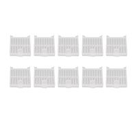 Queen Bee Catcher Cage Plastic Transparent Multifunctional Beekeeping Tool for Beekeepers 10PCS Set Lightweight Durable 7x8.7cm