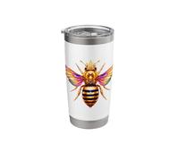 Queen Bee Crown Elegant Bug Honey Hive Beekeeper Insect Stainless Steel Insulated Tumbler