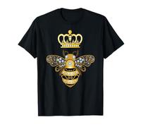 Queen Bee Crown Women Men Girls Honey Hive Beekeeping Bee T-Shirt
