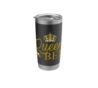 Queen Bee Graphic Beekeeper Hive Beekeping Honey Bee Lover Stainless Steel Insulated Tumbler