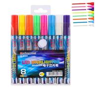 Queen Bee Marker Pen - Fast Drying Ink, Water Based Pigment, High Visibility Color Finish | 8 Colours Beekeeping Kit For Bee Keeper Supplies Tools Beehive Queen Bees Marking Use