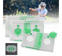 Queen Bee Needle Cage with Plastic Material for Beekeeper Equipment, Assists in Practical Hive Management