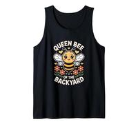 Queen Bee of The Backyard Bees Tank Top, Men, Black, Small