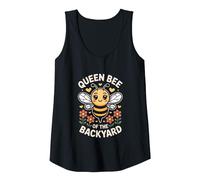 Queen Bee of The Backyard Bees Tank Top, Women, Black, Small