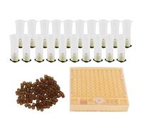 Queen Bee Rearing Box Cage Plastic Breeding Cell Cup Kit Beekeeping Equipment Supplies for Honey Bee Hive Management and Beekeepers