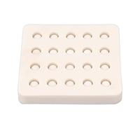 Queen Bee Rearing Mold Silicone 20 Cups, Bee Cell Cup Mold for Beeswax, Easy Release Queen Rearing Tool with 20 Cells for Beekeepers, Durable Flexible Silicone Mold for Garden Hive