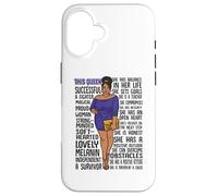Queen Black Girl Magic Melanin Women Mother Auntie Sista Mom Case for iPhone 16
