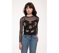 Queen Bohemian Rhapsody Long Sleeve Mesh Top - M