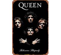 Queen: Bohemian Rhapsody (Music Video) Movie Poster Vintage Look Tin Metal Sign Wall Decoration 8x12 Inches