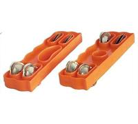 Queen Brass Kartal Hand Cymbals - Traditional Indian Percussion Instrument (Pair) for Bhajan, Kirtan, Folk & Devotional Music (Plastic)