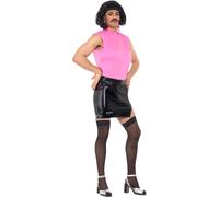 Smiffys 43192m Queen Break Free Housewife Costume, Pink/black, Medium, 38 - - - queen freddie mercury fancy dress costume break free mens comedy