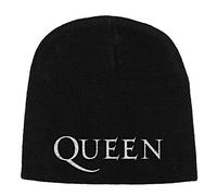 Queen Embroidered Band Logo Beanie Hat