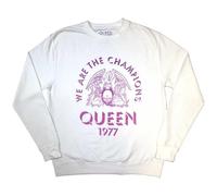Queen Champions 1977 Band Logo Sweatshirt XL White