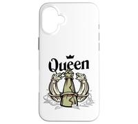 Queen Chess Piece The Queen Board Game Chess Club Lover Case for iPhone 16 Plus