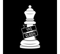 Queen Chess Piece Yas Queen Sweatshirt - Black - XL - Black