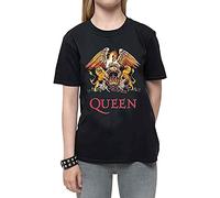 Queen Childrens/Kids Classic Crest Cotton T-Shirt (11-12 Years) (Black)