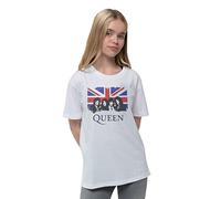 Queen Childrens/Kids Union Jack T-Shirt (9-10 Years) (White)