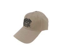 Queen Classic Band Logo Strapback Baseball Cap in Light Sand Queen Light Sand One Size