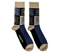 Queen Classic Crest Blocks Womens Ankle Socks