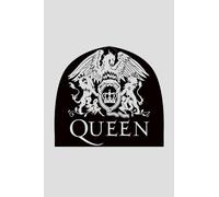 Queen Classic Crest Metal Beanie Hat in Black Queen Black One Size