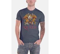 Queen Classic Crest T-Shirt in Grey | Size: XL Queen Grey XL