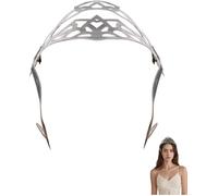 Queen Costume Women Adult Halloween Cosplay Silver Headband Accessories