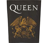 Queen Crest Back Patch Black 29x35.5cm