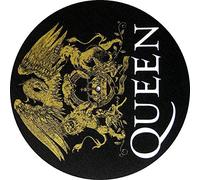 Queen Crest And Faces Black Slipmats Turntable DJ Official Freddie Retro
