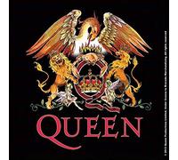 Queen Crest Logo cork backed drinks mat / coaster (ro)